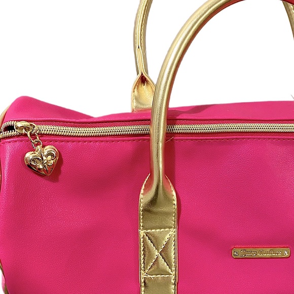 Juicy Couture Pink Overnight Weekender Duffle Bag - Picture 7 of 10